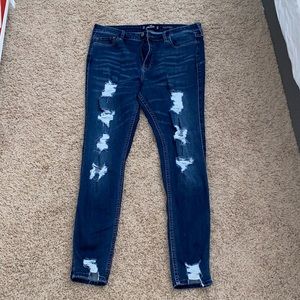 Hollister ripped jeans